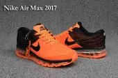 baskets air max 2017 femme blanc orange black